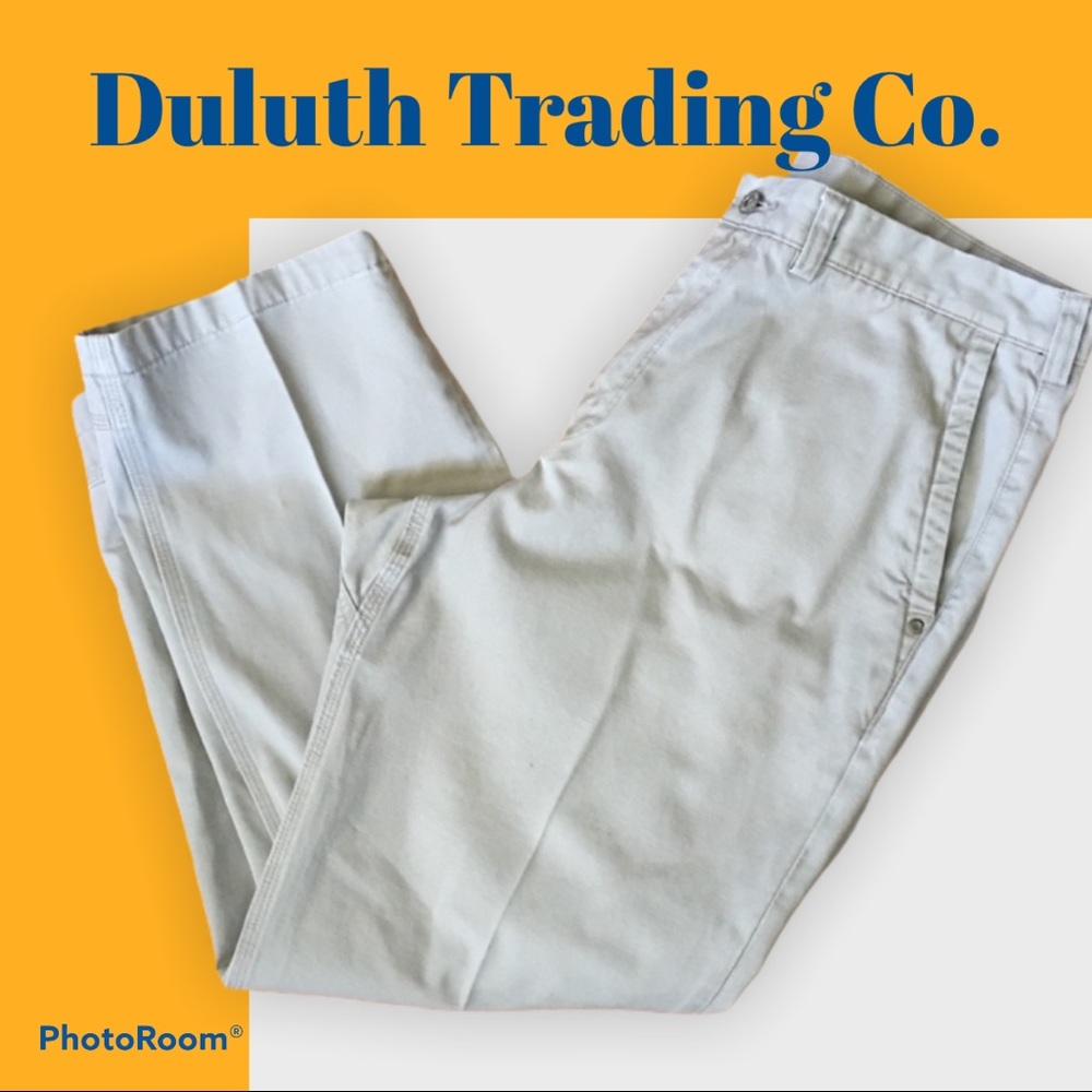 Duluth Trading Co. Khaki Work Plants/ 38x30